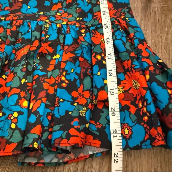 Derek Lam 10 Crosby Savannah Floral Peplum Blouse Women’s  Size 4 Small Cotton - Picture 9 of 11